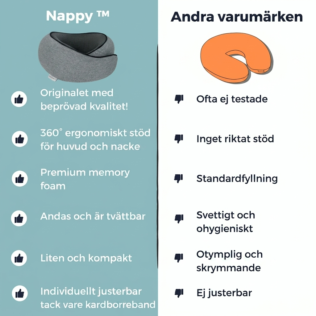 Resekudden- Res bekvämt med vår ergonomiska kudde