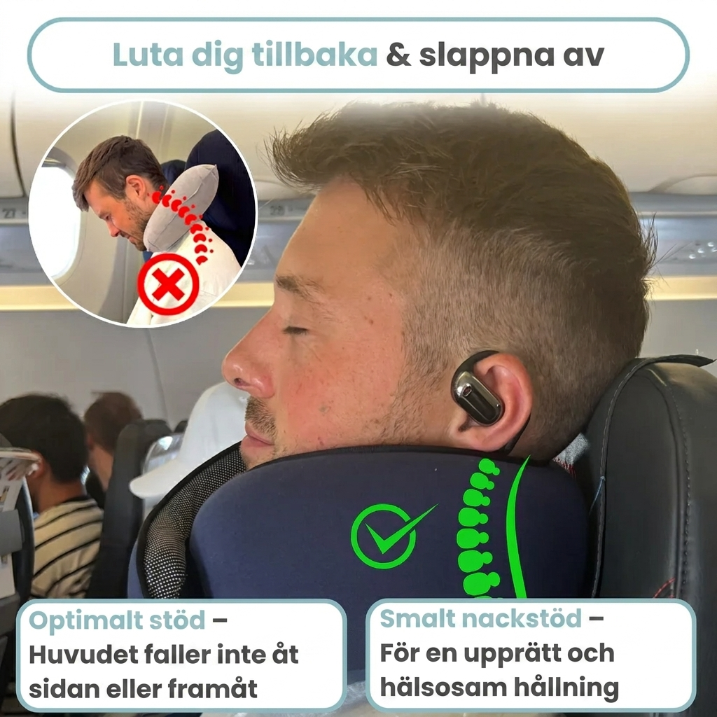 Resekudden- Res bekvämt med vår ergonomiska kudde