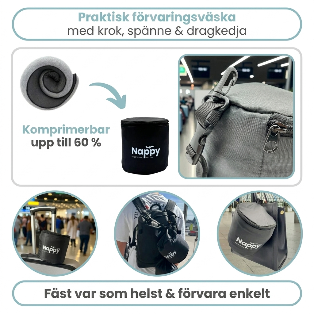 Resekudden- Res bekvämt med vår ergonomiska kudde